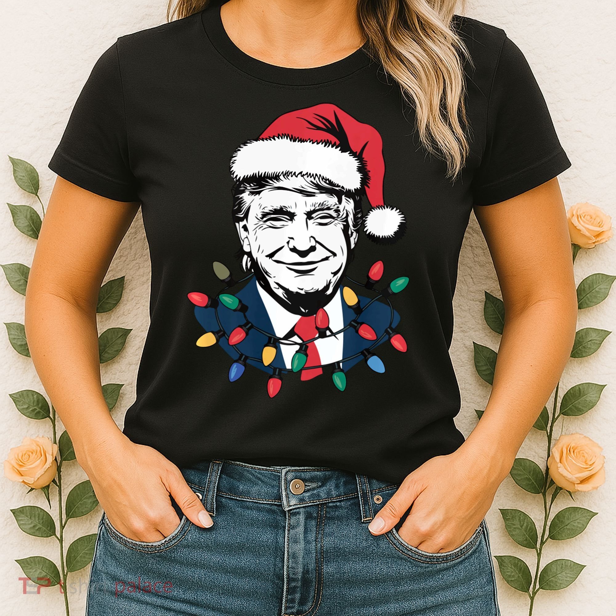 Christmas Maga Christmas Trump Funny Women's T-Shirt