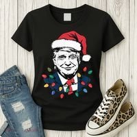 Christmas Maga Christmas Trump Funny Women's T-Shirt thumb 3