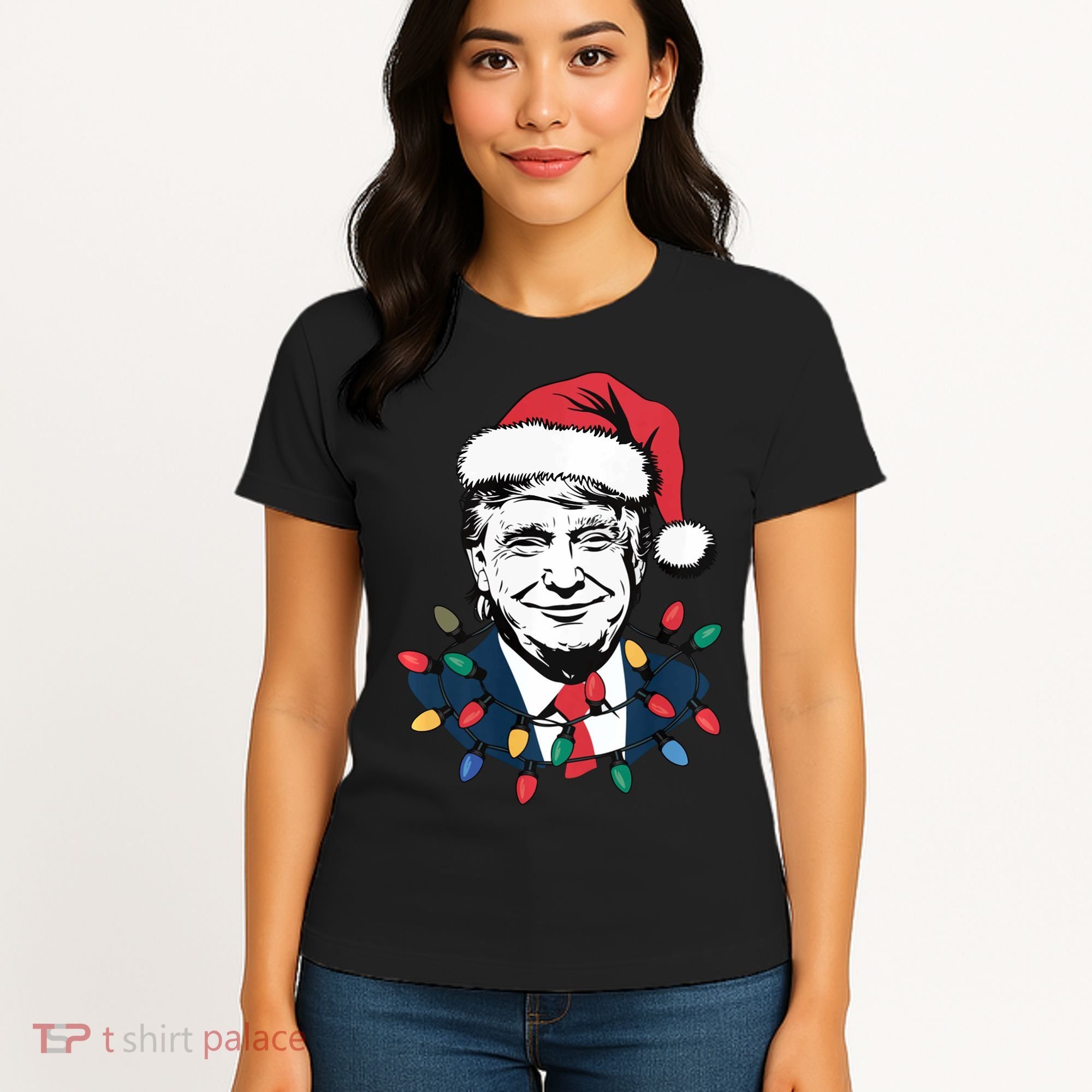 Christmas Maga Christmas Trump Funny Women's T-Shirt