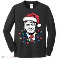 Christmas Maga Christmas Trump Funny Kids Long Sleeve Shirt thumb 0