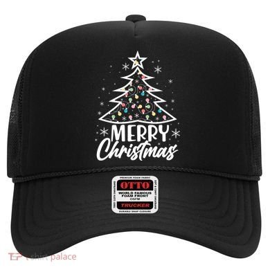 Cute Merry Christmas Tree Outline Hat