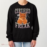 Cat Meme Certified Freak Women's Sweatshirt thumb 0