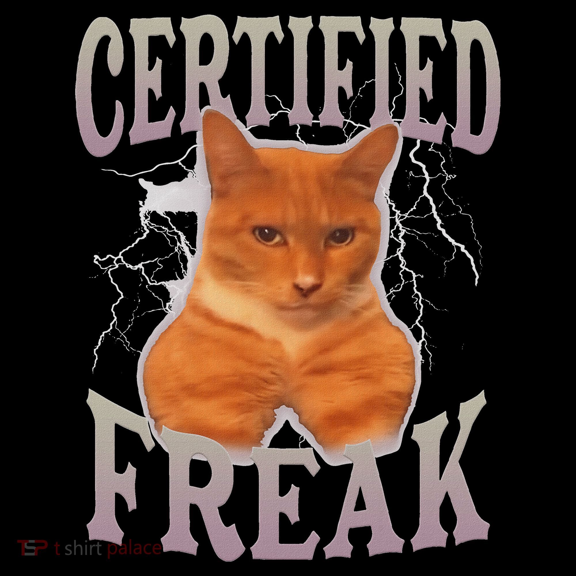 Cat Meme Certified Freak Backpack
