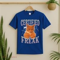 Cat Meme Certified Freak T-Shirt thumb 2