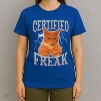Cat Meme Certified Freak T-Shirt thumb 4