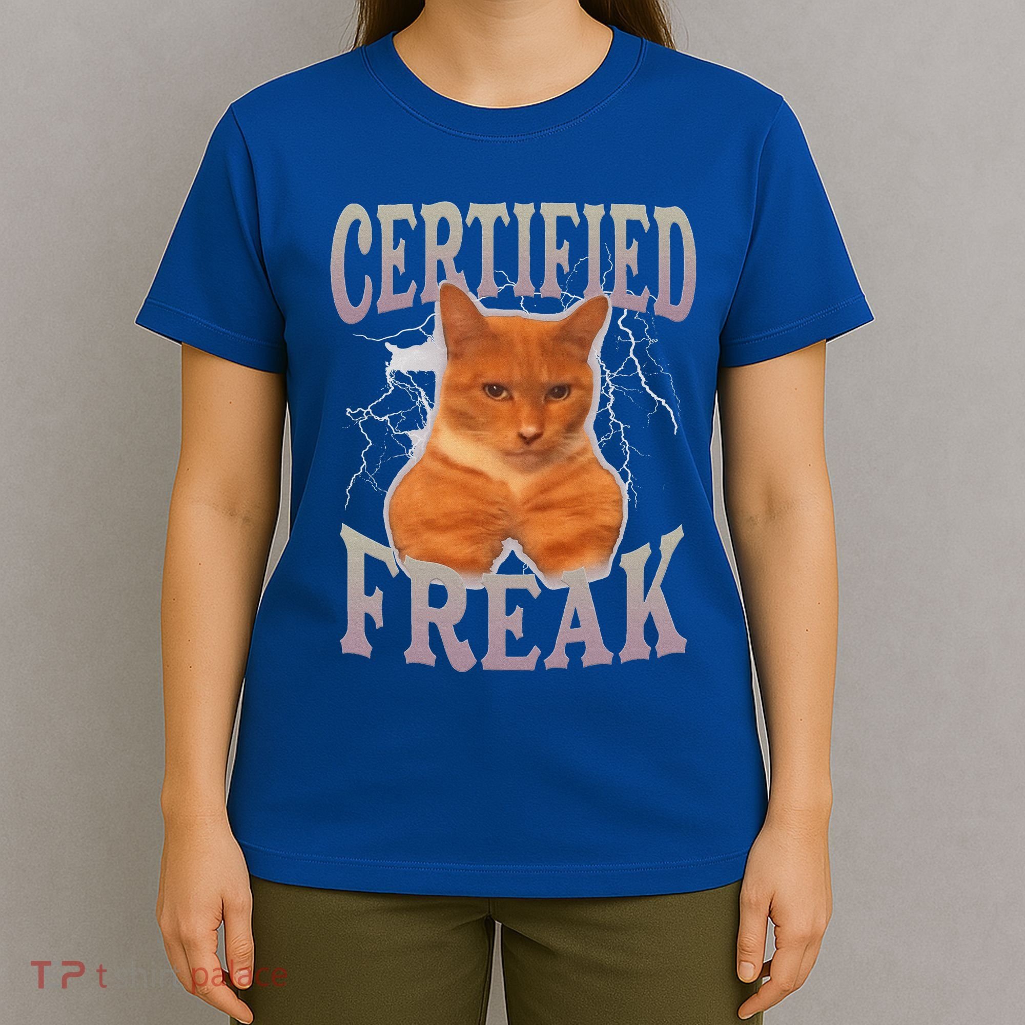 Cat Meme Certified Freak T-Shirt