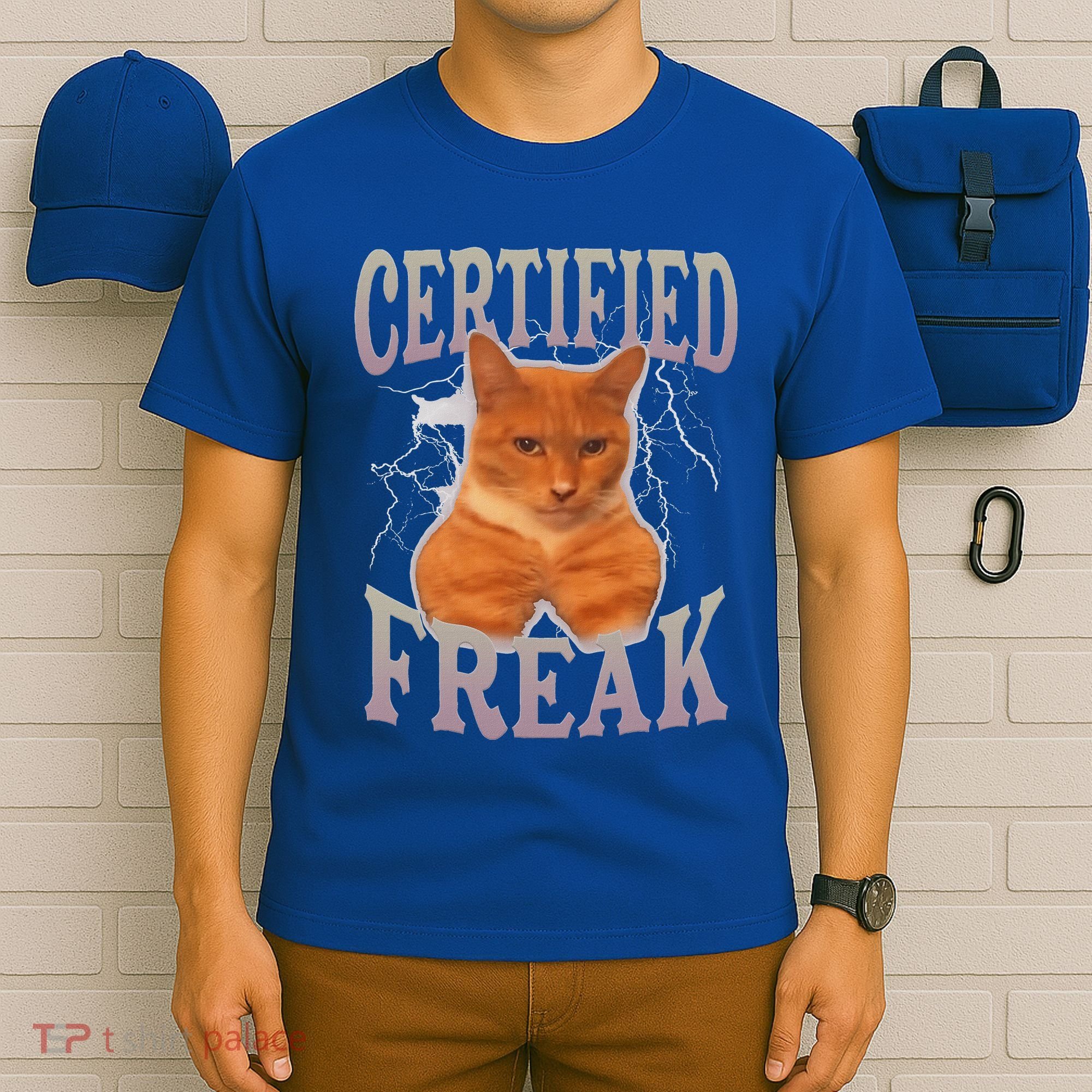 Cat Meme Certified Freak T-Shirt