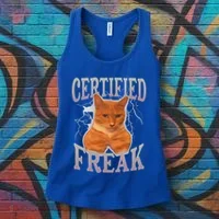 Cat Meme Certified Freak Women's Tank Top thumb 3