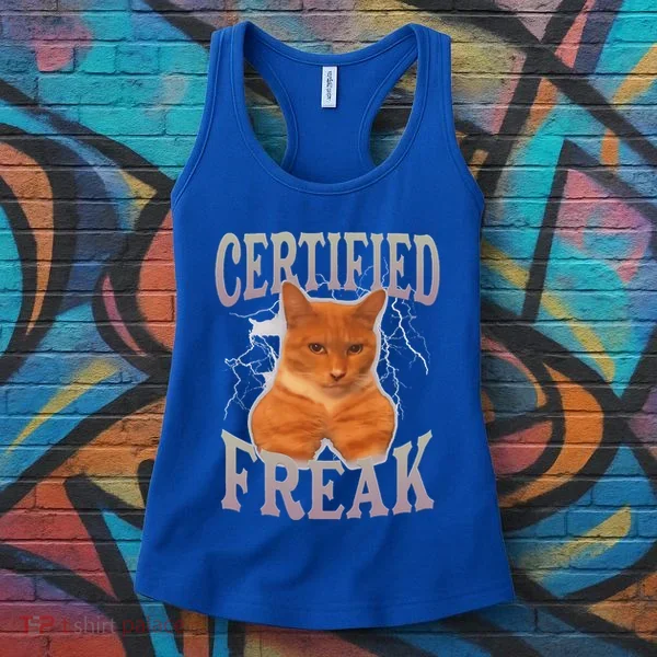 Cat Meme Certified Freak Women's Tank Top