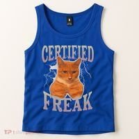 Cat Meme Certified Freak Tank Top thumb 2