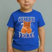 Cat Meme Certified Freak Toddler T-Shirt thumb 2