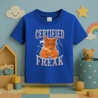 Cat Meme Certified Freak Toddler T-Shirt thumb 3