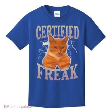 Cat Meme Certified Freak Kids T-Shirt
