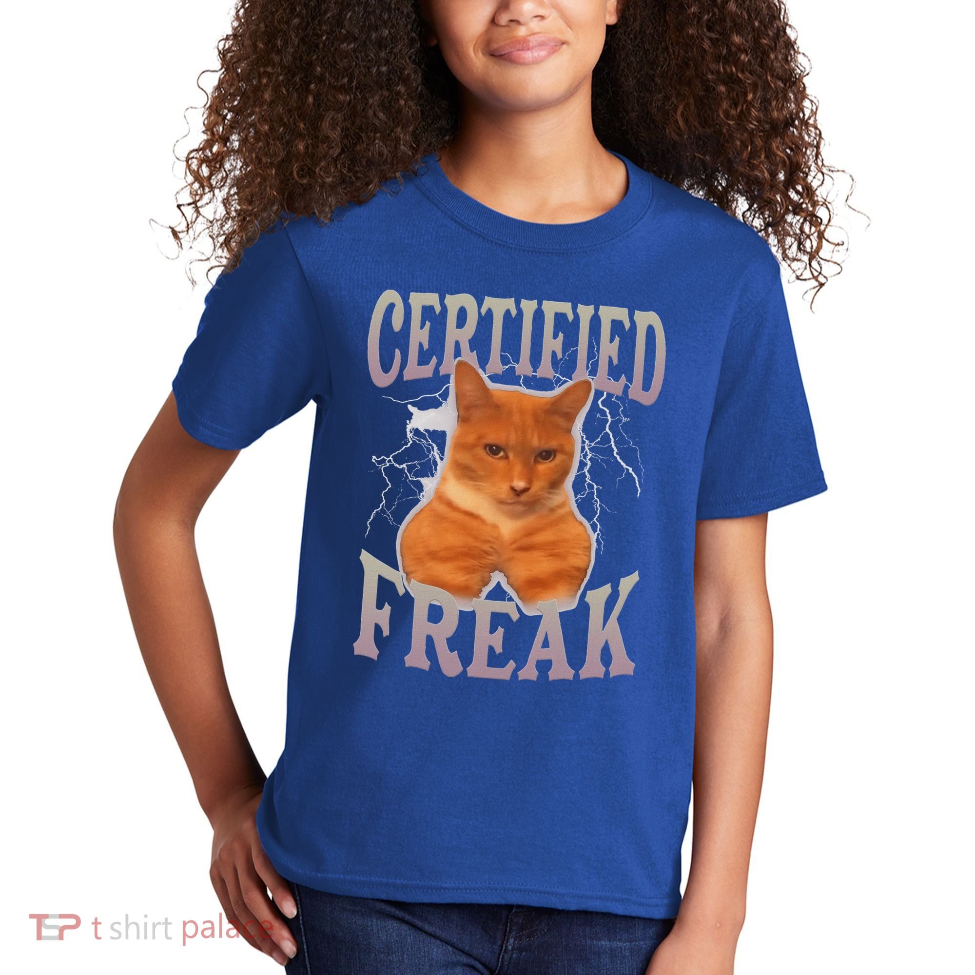 Cat Meme Certified Freak Kids T-Shirt