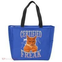 Cat Meme Certified Freak Tote Bag thumb 0