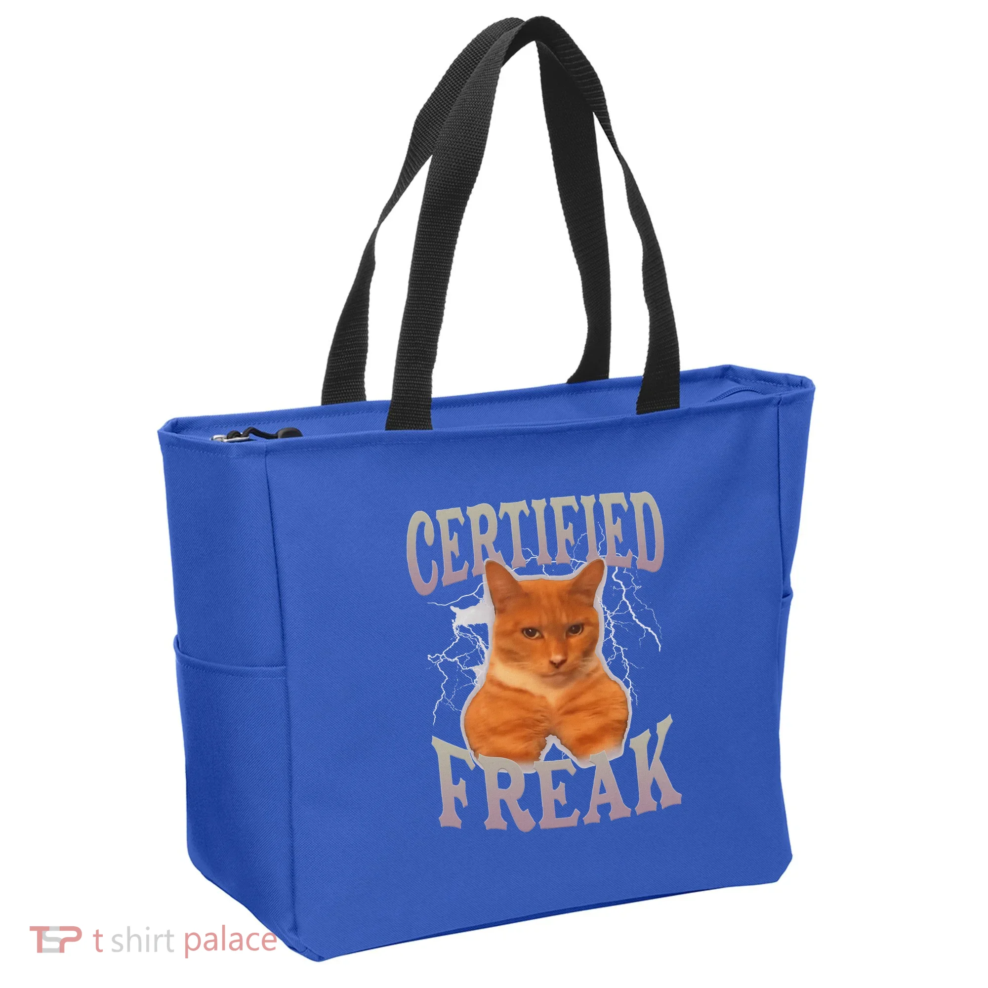 Cat Meme Certified Freak Tote Bag