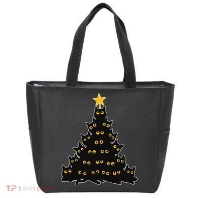 Christmas Meow Cute Cat Tote Bag