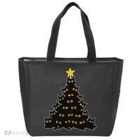 Christmas Meow Cute Cat Tote Bag thumb 0