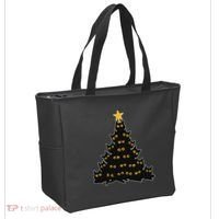 Christmas Meow Cute Cat Tote Bag thumb 2