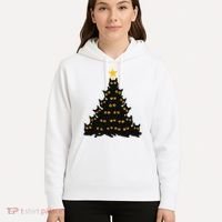 Christmas Meow Cute Cat Hoodie thumb 5
