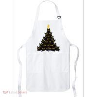 Christmas Meow Cute Cat Apron thumb 0