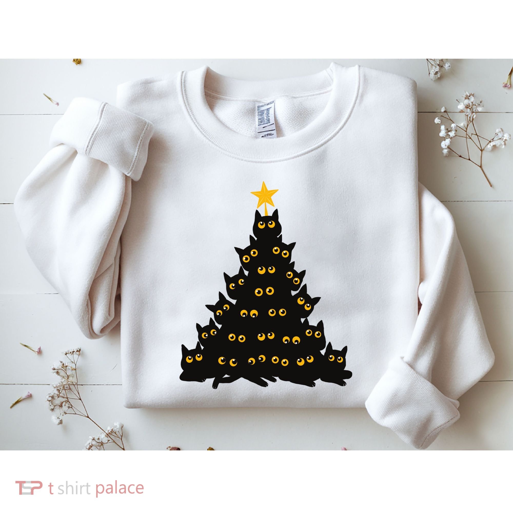 Christmas Meow Cute Cat Sweatshirt