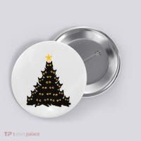Christmas Meow Cute Cat Button thumb 0