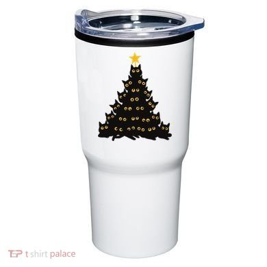 Christmas Meow Cute Cat Tumbler