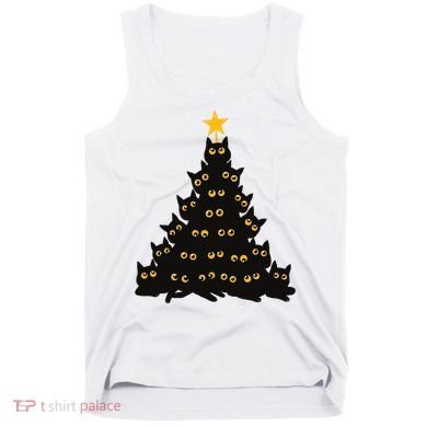 Christmas Meow Cute Cat Tank Top