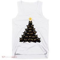Christmas Meow Cute Cat Tank Top thumb 0