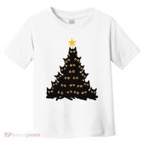 Christmas Meow Cute Cat Toddler T-Shirt thumb 0