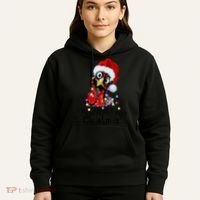Chicken Merry Clucking Christmas Santa Funny Xmas Hoodie thumb 5