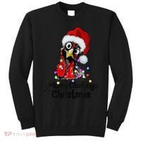 Chicken Merry Clucking Christmas Santa Funny Xmas Sweatshirt thumb 0