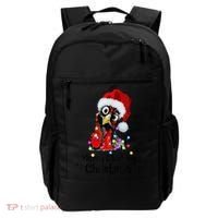 Chicken Merry Clucking Christmas Santa Funny Xmas Backpack thumb 0