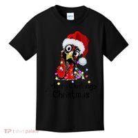Chicken Merry Clucking Christmas Santa Funny Xmas Kids T-Shirt thumb 0