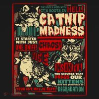 Catnip Madness Cute Kitten Cat Lover Gift For Cat Owners Women's Hoodie thumb 2