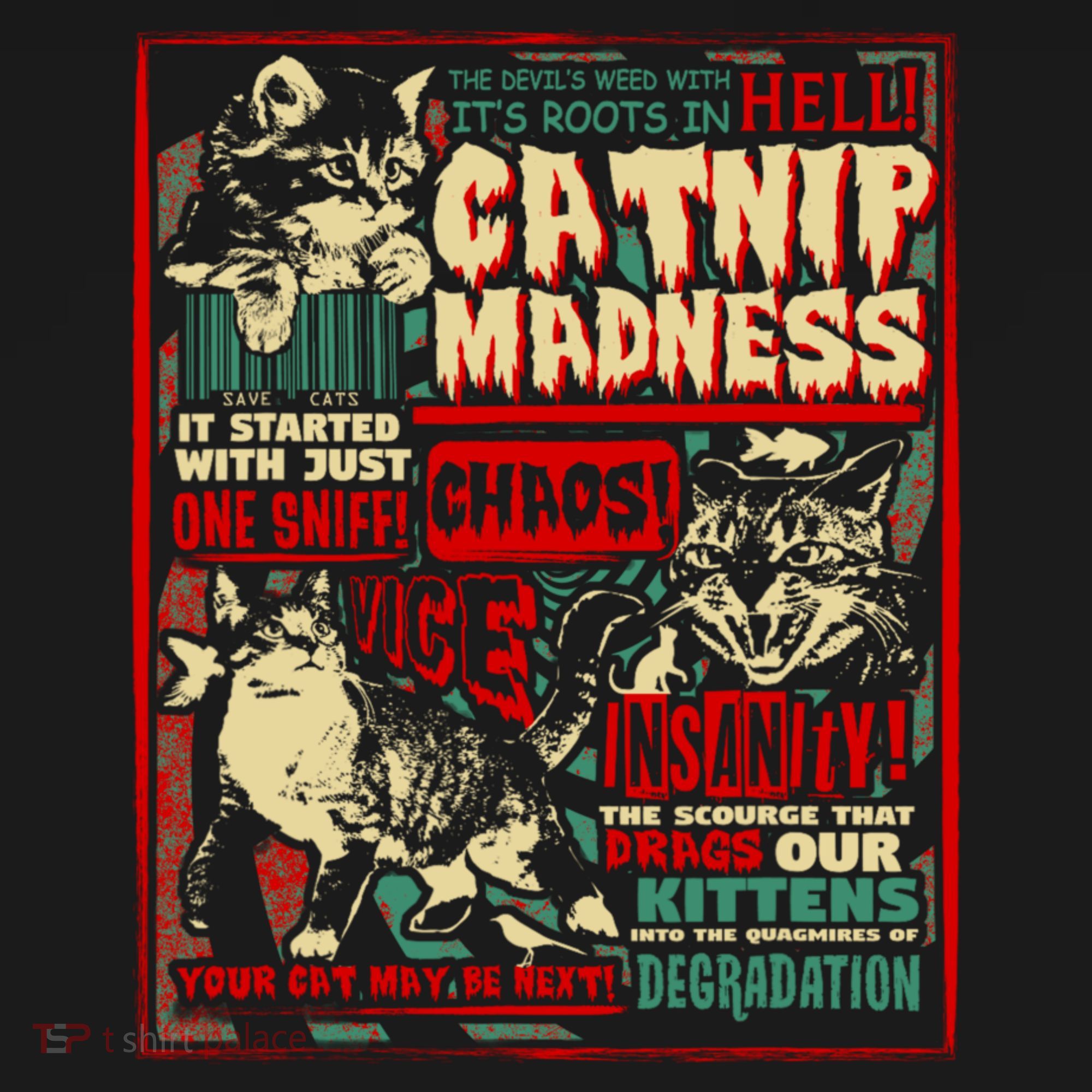 Catnip Madness Cute Kitten Cat Lover Gift For Cat Owners Women's Hoodie