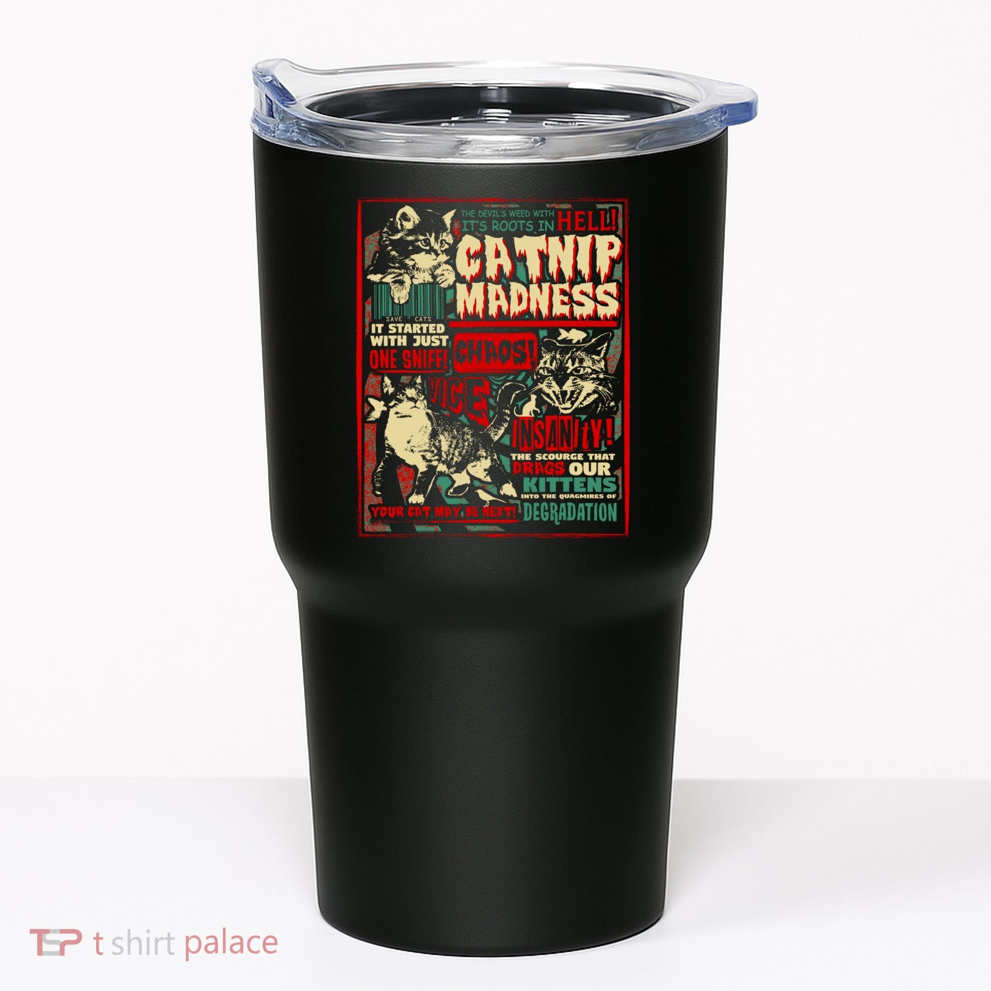 Catnip Madness Cute Kitten Cat Lover Gift For Cat Owners Tumbler