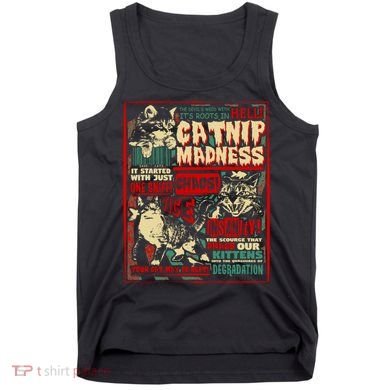Catnip Madness Cute Kitten Cat Lover Gift For Cat Owners Tank Top