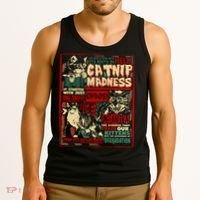 Catnip Madness Cute Kitten Cat Lover Gift For Cat Owners Tank Top thumb 3