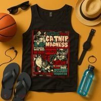 Catnip Madness Cute Kitten Cat Lover Gift For Cat Owners Tank Top thumb 4