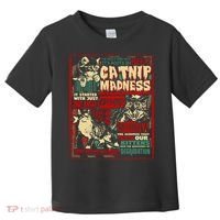 Catnip Madness Cute Kitten Cat Lover Gift For Cat Owners Toddler T-Shirt thumb 0