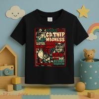 Catnip Madness Cute Kitten Cat Lover Gift For Cat Owners Toddler T-Shirt thumb 3