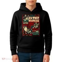Catnip Madness Cute Kitten Cat Lover Gift For Cat Owners Kids Hoodie thumb 4
