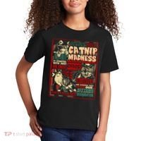 Catnip Madness Cute Kitten Cat Lover Gift For Cat Owners Kids T-Shirt thumb 2
