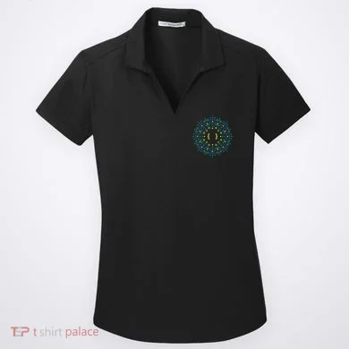 Code Mandala Css Women's Dry Zone Grid Polo