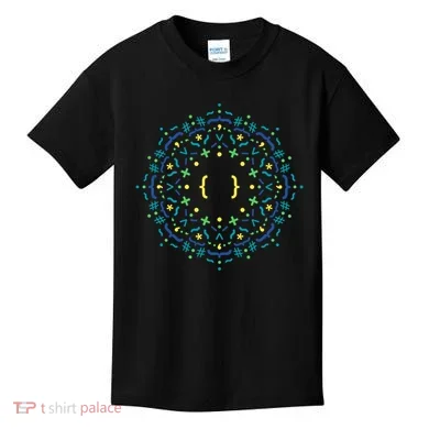 Code Mandala Css Kids T-Shirt