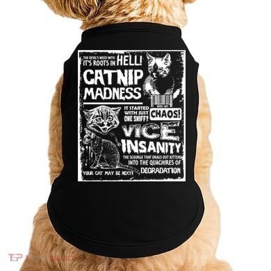 Catnip Madness Cute Kitten Cat Lover Gift For Cat Owners Doggie Tank