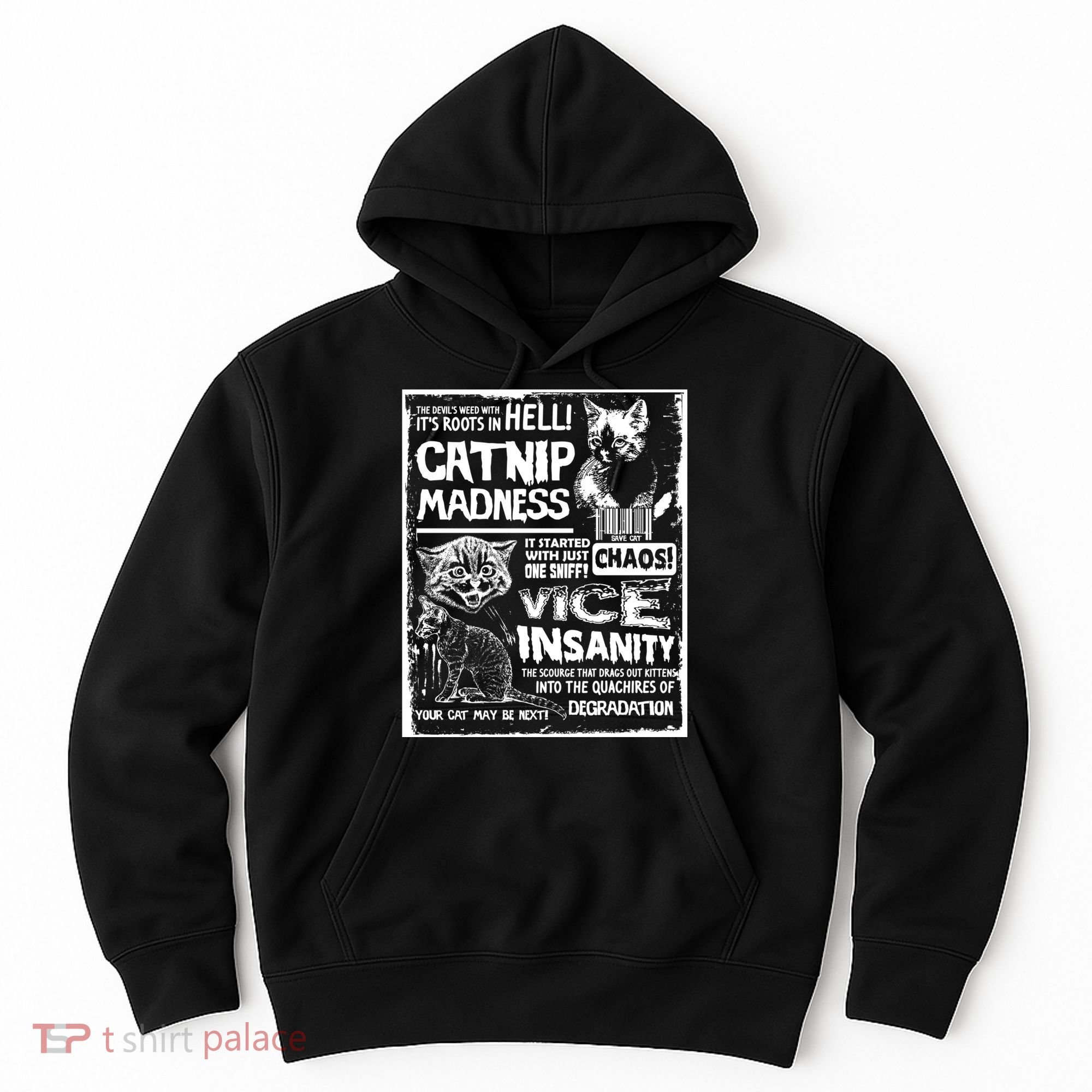 Catnip Madness Cute Kitten Cat Lover Gift For Cat Owners Hoodie