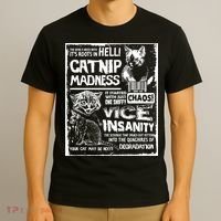 Catnip Madness Cute Kitten Cat Lover Gift For Cat Owners T-Shirt thumb 3